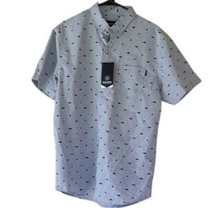 Molokai Surf Co Mens Print Button Down Shirt Large NWT